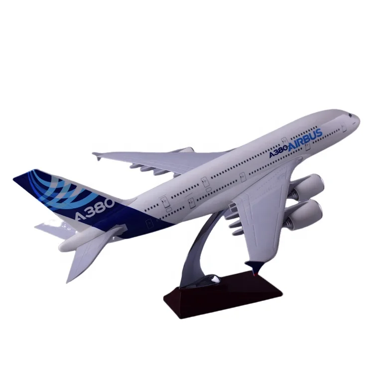 XINYU 45CM Airbus 380 Airplane Scale Model Dicast Metal Alloy Aircraft Plane Gift A380