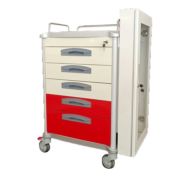 Hospital trolley cart medical Hospital&Clinic Patient Medication Equipment Medical difficult airway Endoscope Trolley
