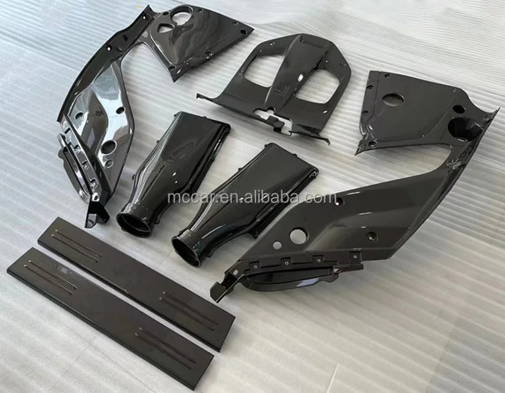 High quality air duct suitable for Ferrari 812 carbon fiber engine hood intake manifold sill trim