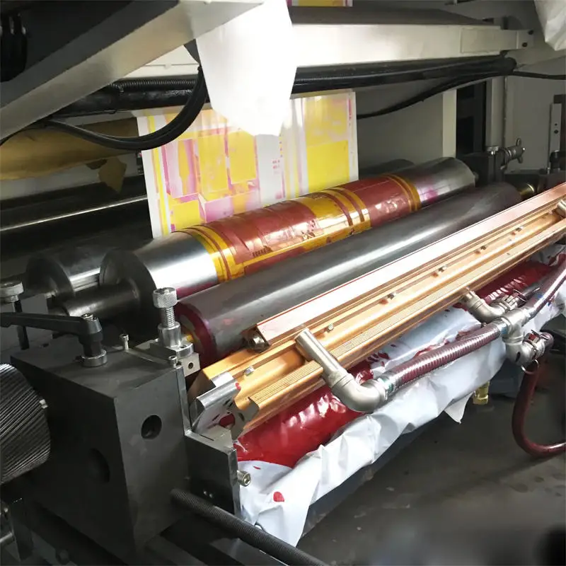 Manufacturer 8 Colour Roll to Roll Plastic Bags PE OPP Flexo Printing Machine in Line With CE