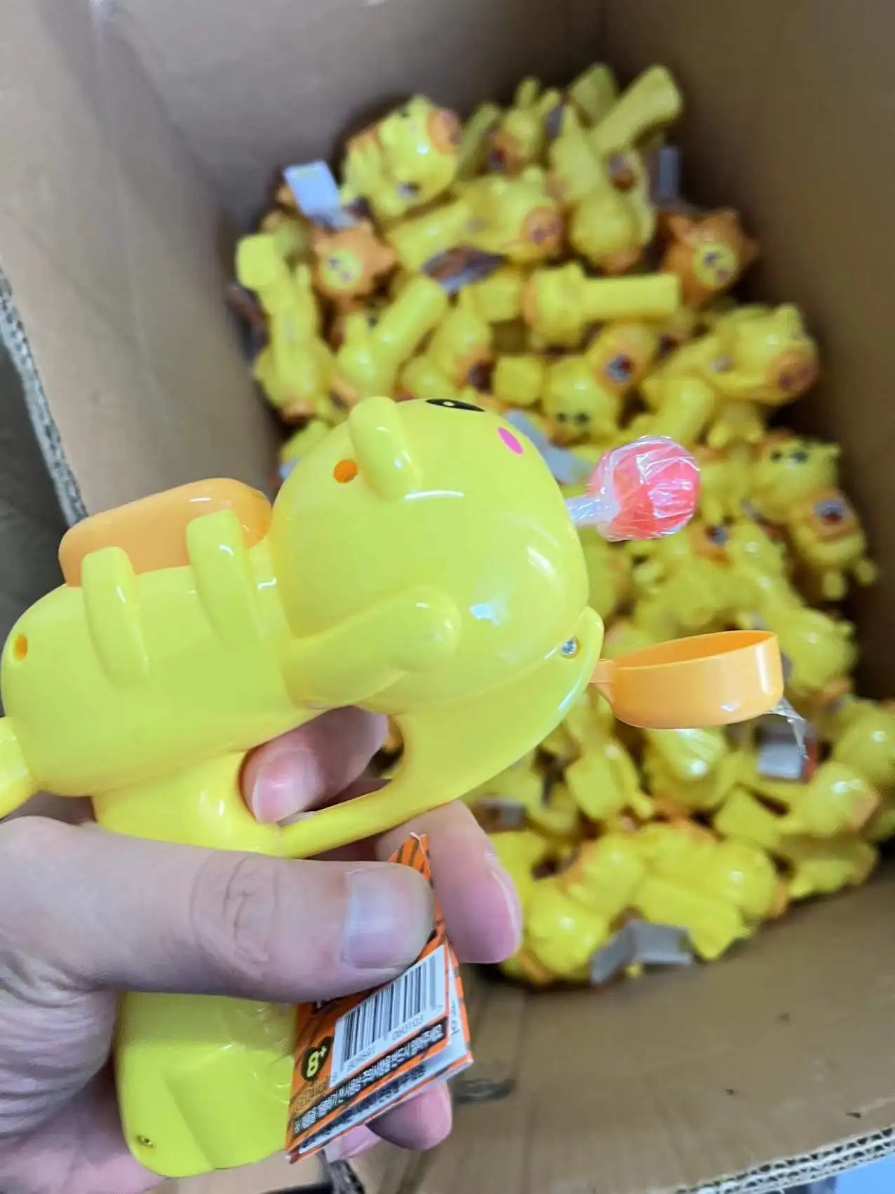 Shantou Factory Price Lovely Kids Candies Lollipop Gun For Plastic Candy Sweet Toys