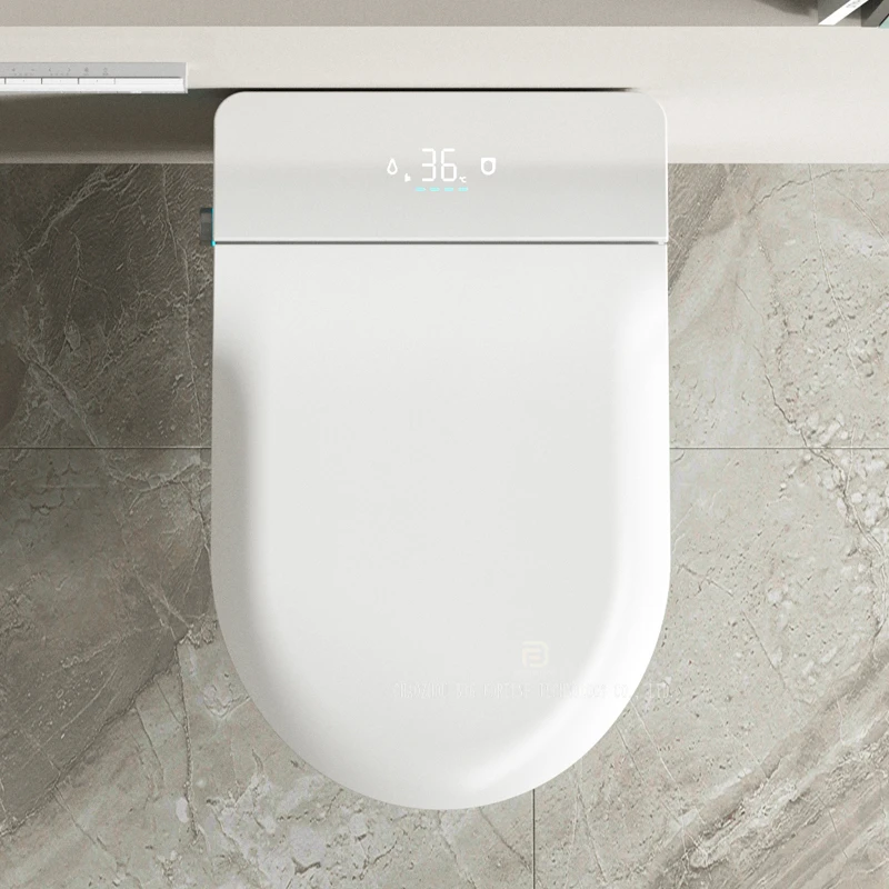 High Quality Wall Mounted Automatic Water Closet Bathroom Ceramic Hanging Intelligent Toilet Bowl Wall Hung Smart Toilet