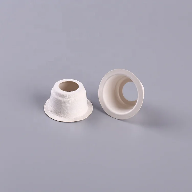 
Disposable Biodegradable Molded Paper Pulp Nespresso Capsule Empty Coffee Capsule 
