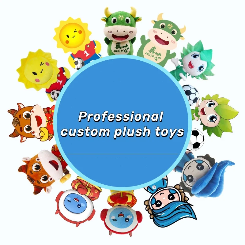 Stuffed custom plush Dogs Toys Stuffing Animals Pet Toys Wholesalers Soft Baby Anime custom plush Dolls Custom Plush Toys