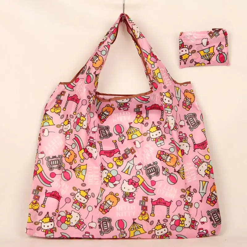 Eco-Friendly Foldable Shopping Bag with Customized Print and Durable Material for Small Quantity Orders