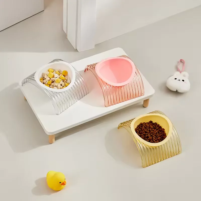 Shanghai Holley Good quality Cat bowl pet drink anti-spill protection Plastic Pet Bowls Dog Cat Bowl Food Basin Water