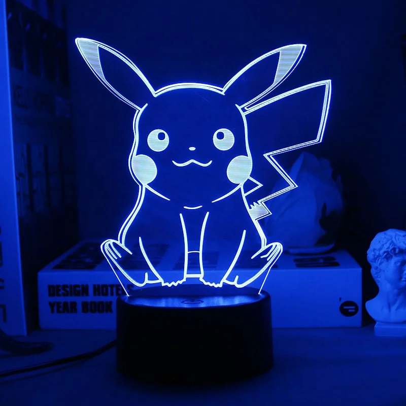 Promotional Gifts Creative Anime Lamparas Acrylic Table Desk 3D Photo Custom Kids Child Sleep Baby Night Light