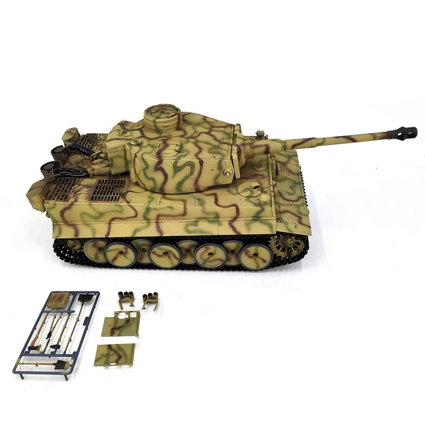 Новинка Henglong 3818-1 Радиоуправляемый бак 1/16 Tiger I металлическая гусеница и индуктор HL инфракрасные игрушки 2 4G фонарик звуковой симулятор