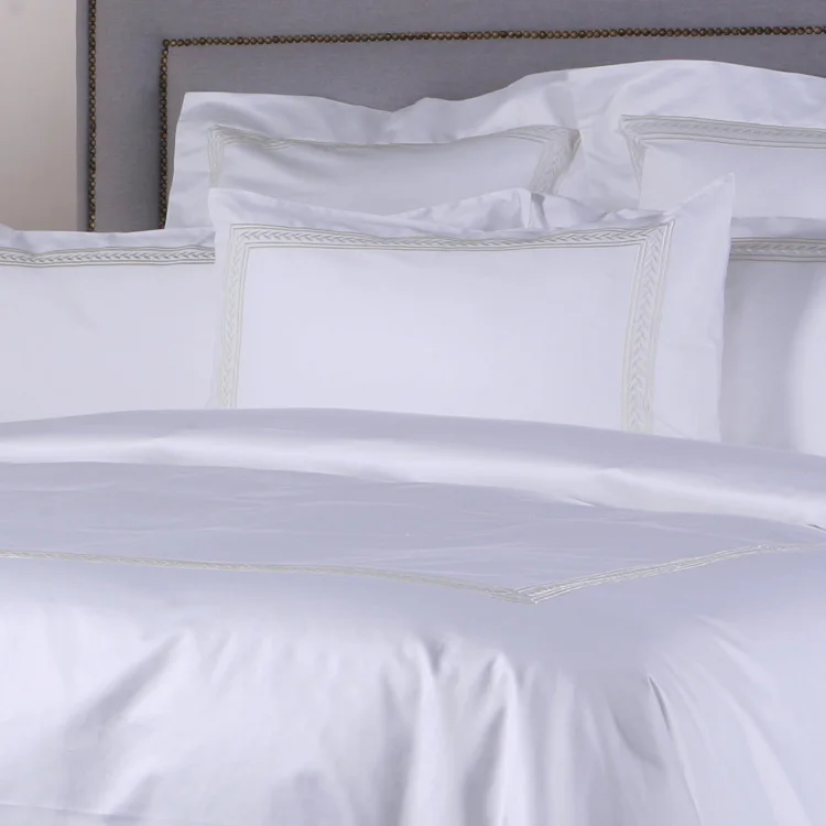 Wholesale King Queen full Size Duvet Covers 100% Cotton Bed Sheets 5 Star Hotel Bed Linen Set