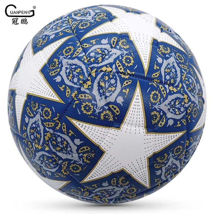 OEM / ODM Size 5 Official Soccer Balls PU Leather with Custom LOGO Football for Training Football