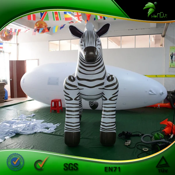 Sexy Zebra Inflatable Horse Toy Squeaky Ride On Animals With SPH Realistic Inflatable Air Doll