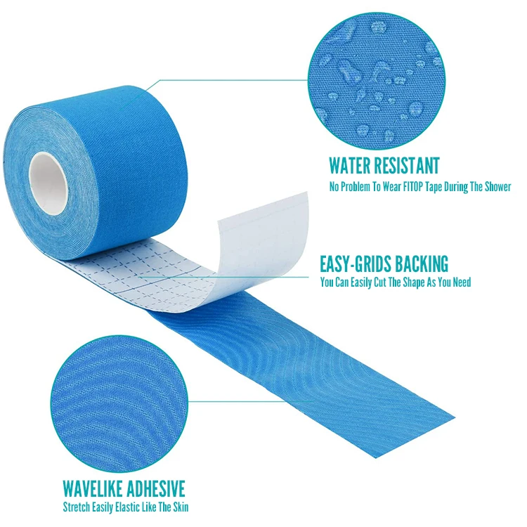  Wholesale Custom Printed Sports Fitness Athletic Waterproof Pre Cut Kinesiology
