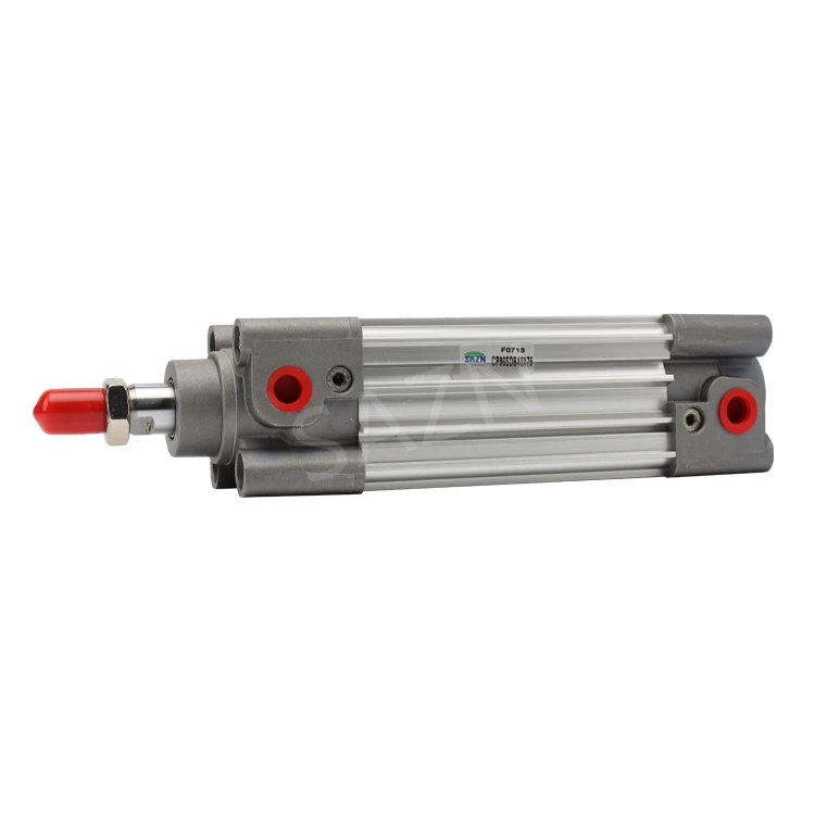 
Europe CP96 China Built-in Magnetic Ring Type Pneumatic Square Cover Compressed Standard Air Cylinder 