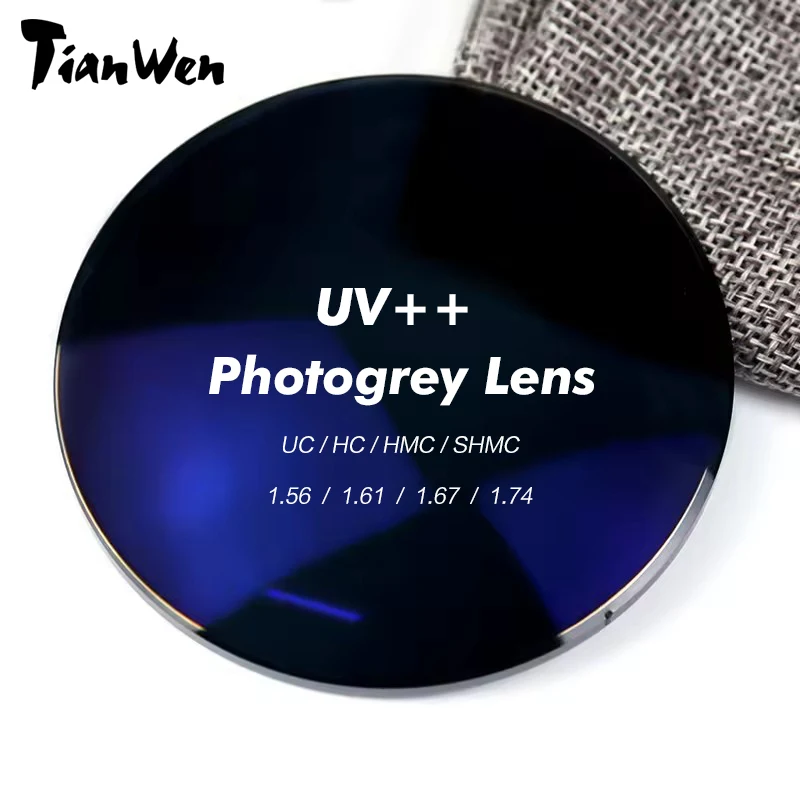 1,56 sv фотохромные линзы антибликовые очки с синим светом фотохромные зеркальные линзы оптические зеленые hmc emi