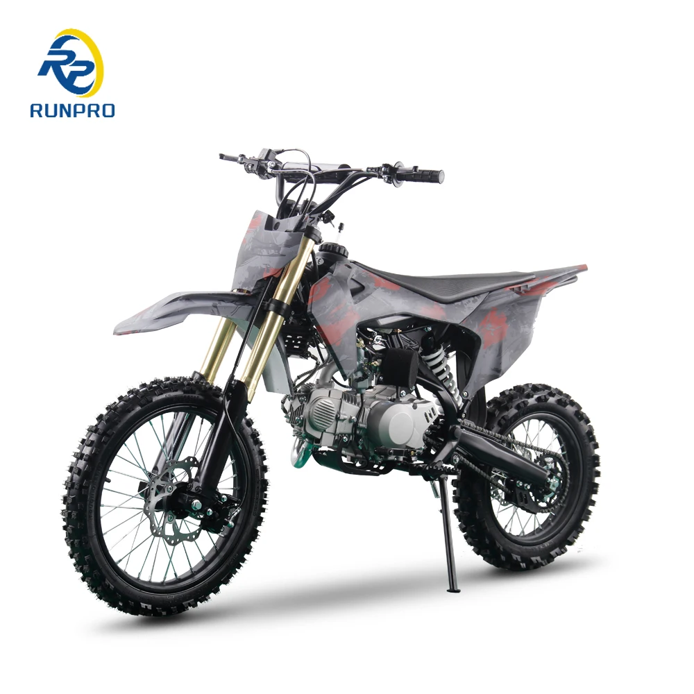 2024 New 125cc 140cc 190cc Electric Dirt Bike Motorcycle 4 Stroke Motocross Disc Brake F/R Chain Drive Electric Start Kick Sale