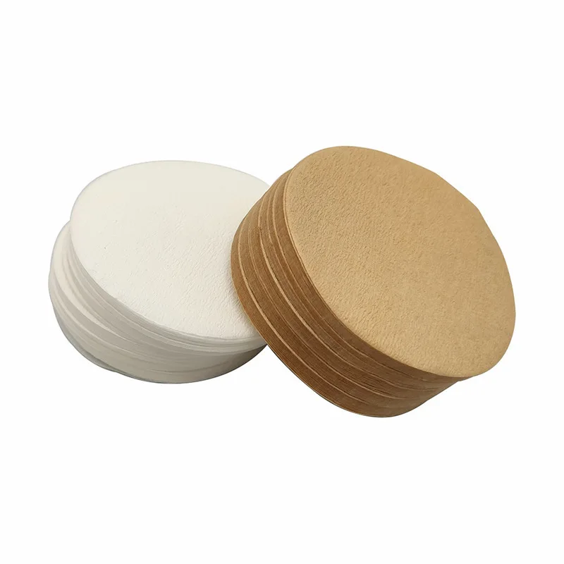 Coffee Filter Paper Supply Moka Pot Round Filter Paper Ice Drip Pot Special Filter Paper 100 Pieces a Package Large Discount