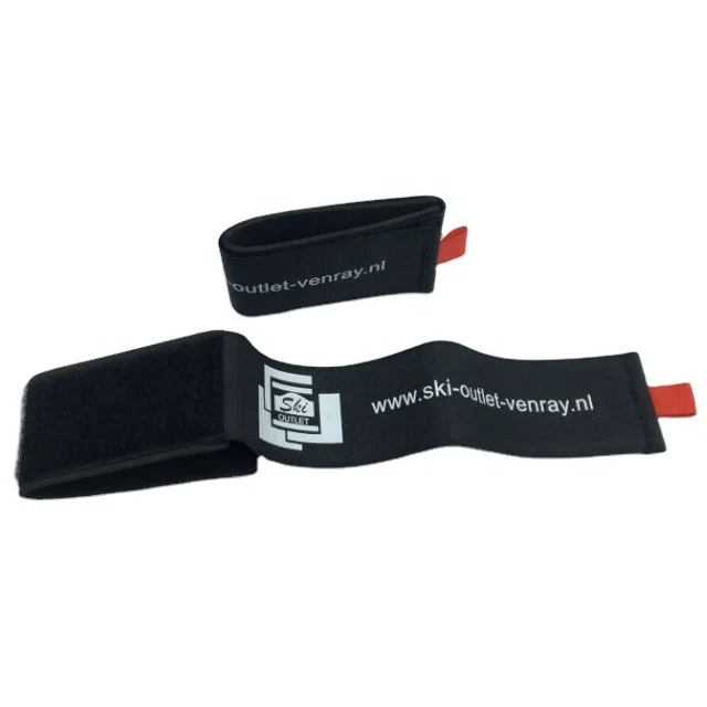 Оптовая продажа, индивидуальные застежки-липучки для горнолыжного спорта, ремни для крепления на лыжах, ремни для пересеченной местности, застежки-липучки для лыж из ЭВА с язычком