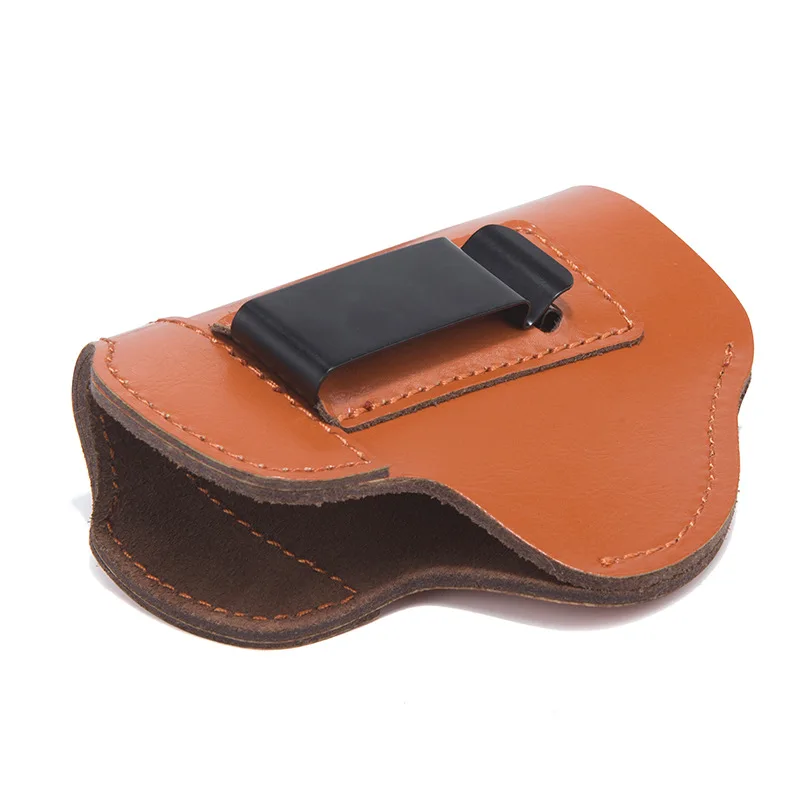 KIANG Tactical Gun Holster Leather Gun Carry Case Concealed Belt Holsters Carrier