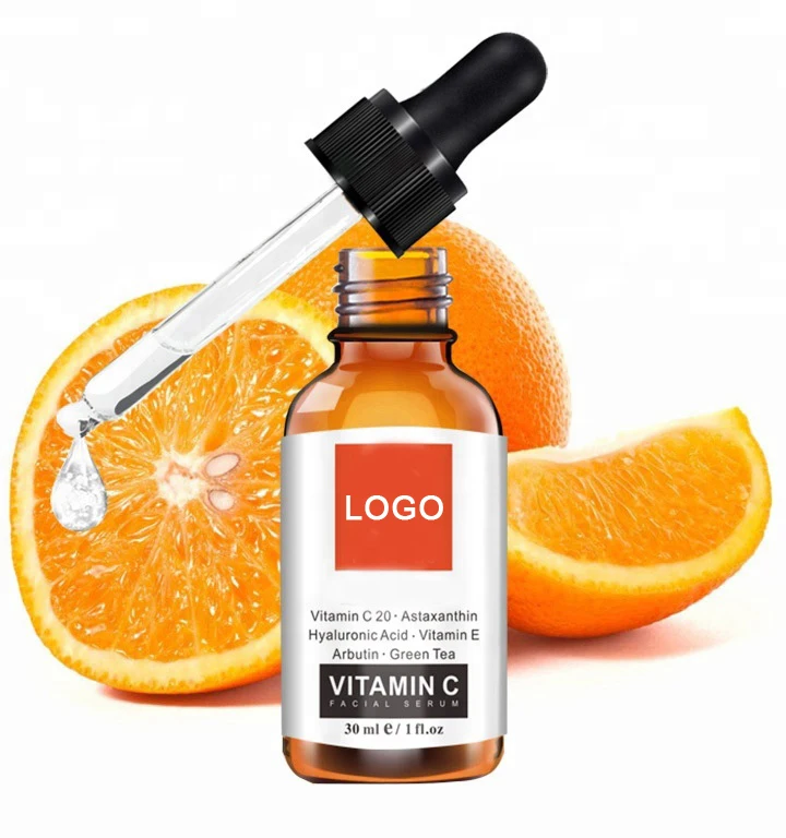 Vitamin C Facial Serum With Hyaluronic Acid Best Face Anti Aging Brightening Serum Private Label spot removal serum