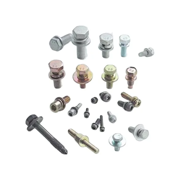 Assorted M10 Steel Brass Plastic Aluminium Nylon Hex Flange Bolts Nuts 16mm Length ISO DIN Standard ISO Finish Packaged in Box