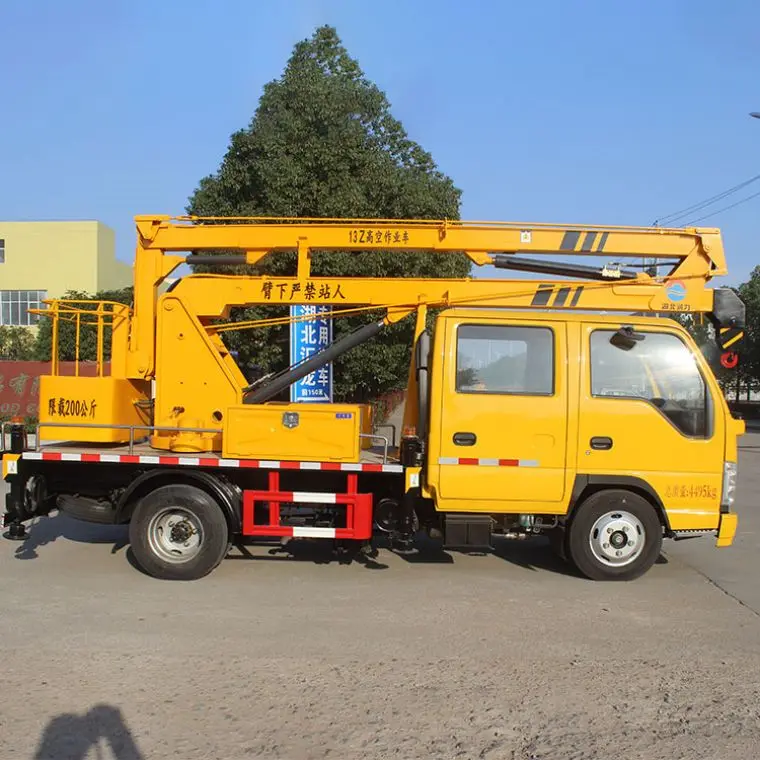 Hot Seller ISUZU Articulating Telescopic Crane Truck LHD RHD Aerial Manlift Bucket for Sale