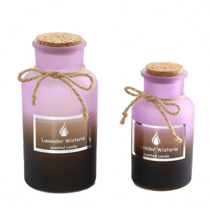 Factory price wholesale Scented Candle In A Cork Lid Container