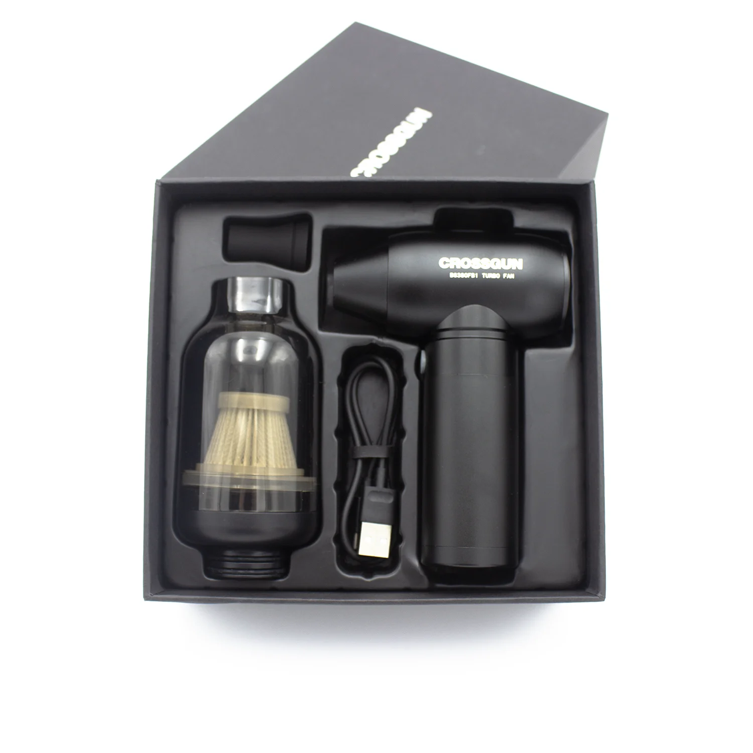 CROSSGUN Portable Cordless Air Duster 130000RPM Electric mini jet fan Compressed Air Gun 150W Mini Turbo Jet blower
