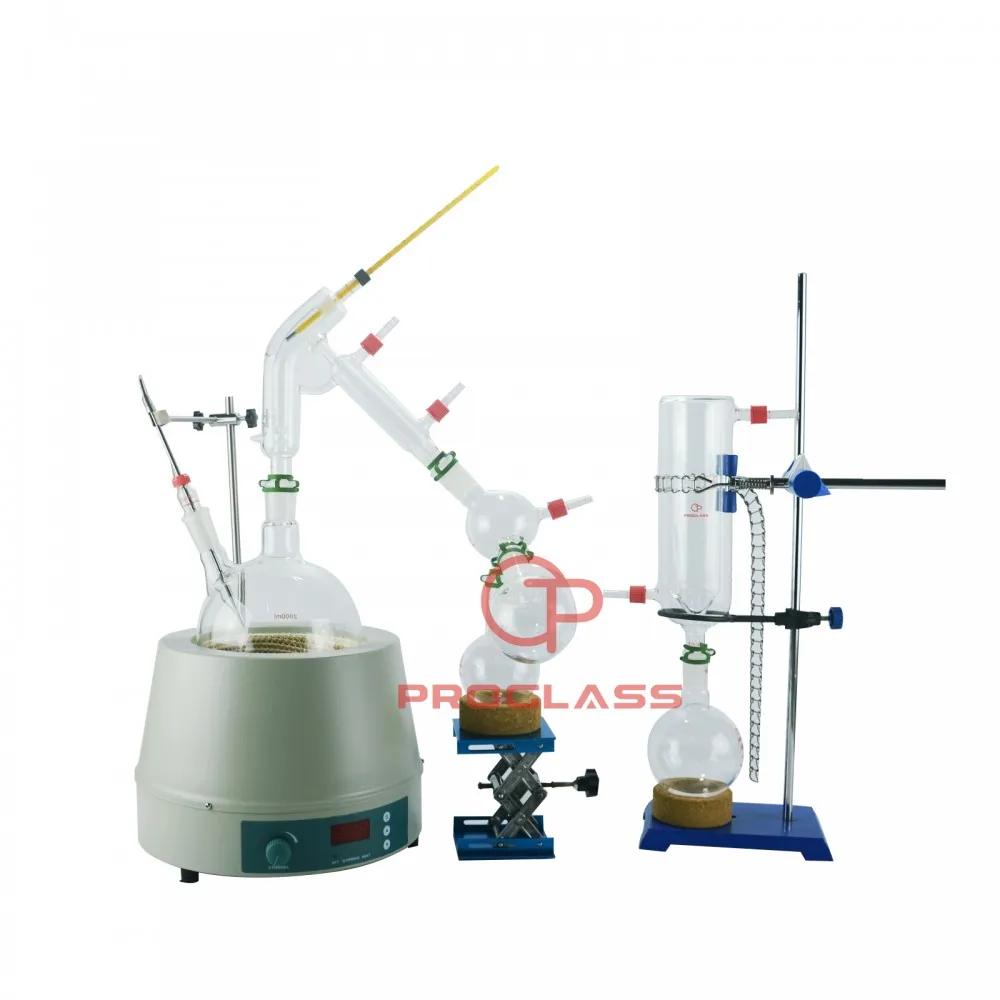
Short Path 5L Distillation Kit With Display Magnetic Heating Mantle 