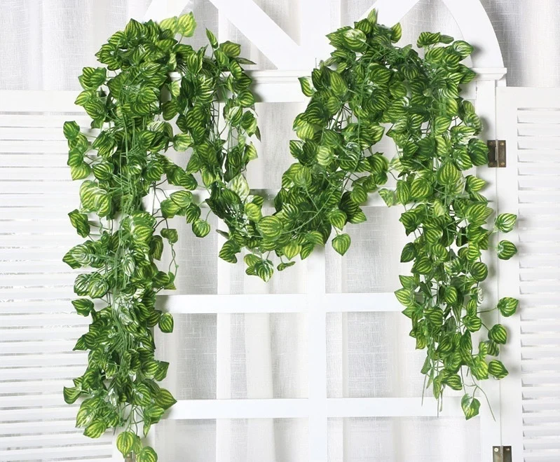 Low-Maintenance Fake Greenery Vines for Home Offices and Workspaces to Bring Nature Indoors Without Care