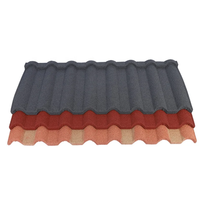 High Corrosion Resistance Aluminium Zinc Roofing Price Color Stone Coated Metal Roof Tile