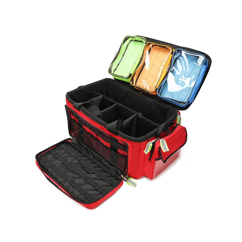 Customized Emergency Waterproof Standard Portable Travel First Aid Medical Kits Accessory Pouches Zippered Supplies