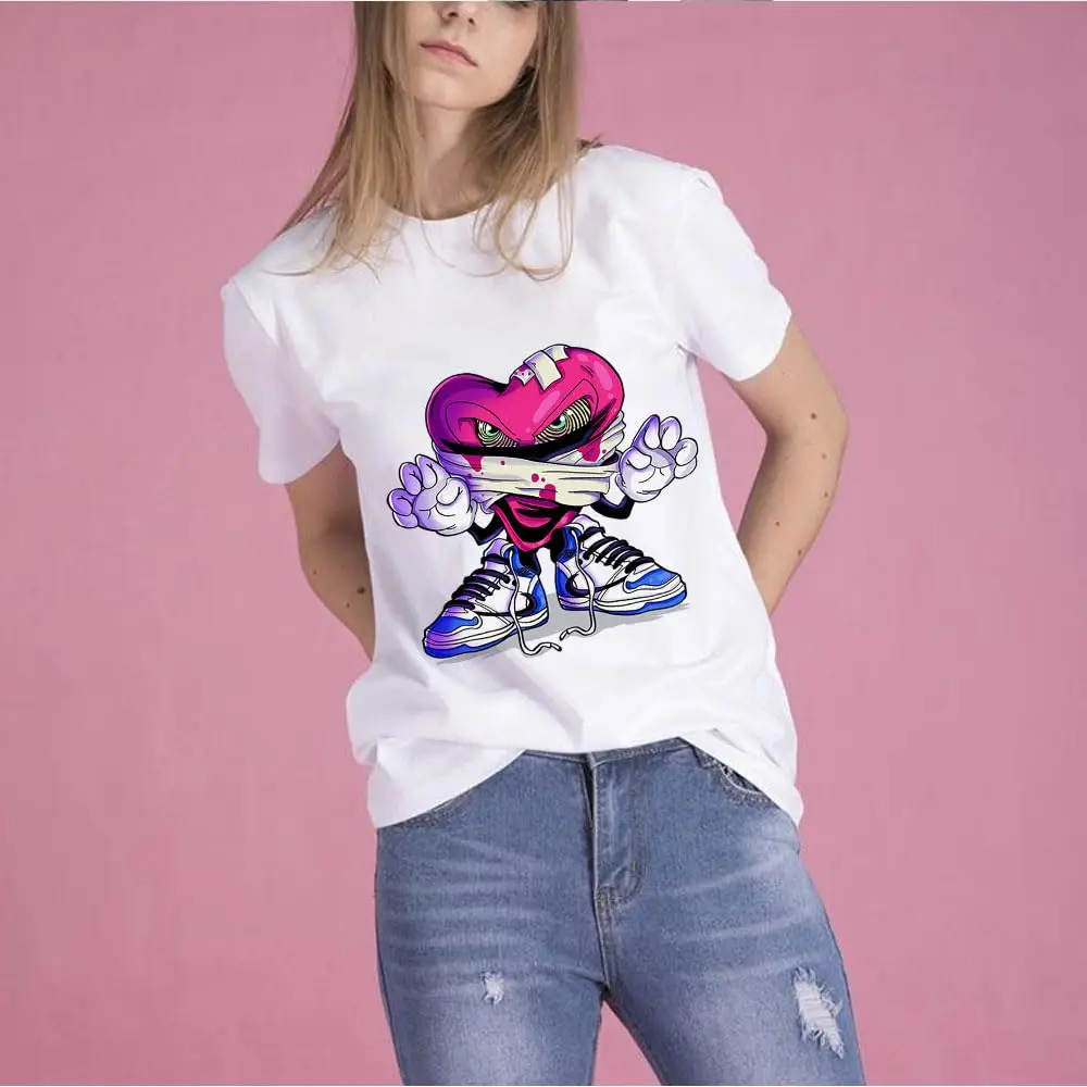 Cool DIY Ironed Decal T-shirt with Bad Guy Heat Transfer Patch Hip Hop Boys Design Hoodie Vinyl Heat Transfer Sticker