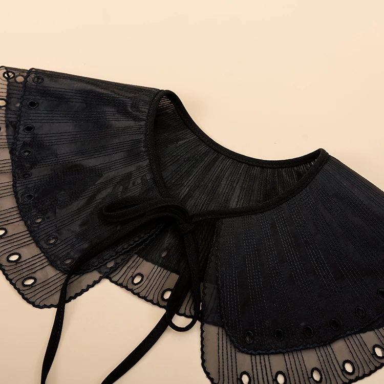 Hot selling embroidery designs collar lace fake collar false collar