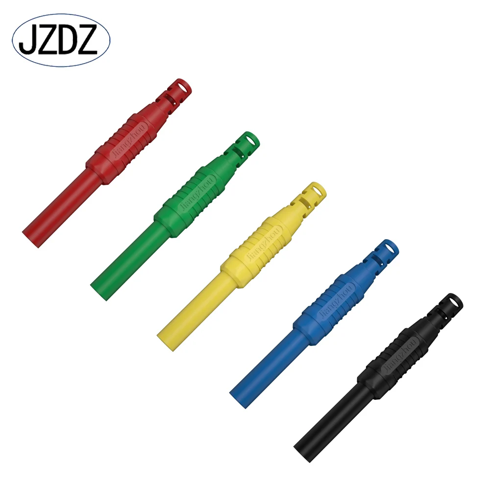 JZDZ Brass Insulated Safety Cover 4mm Female Banana Plug Socket Solder Cable Connector J10051
