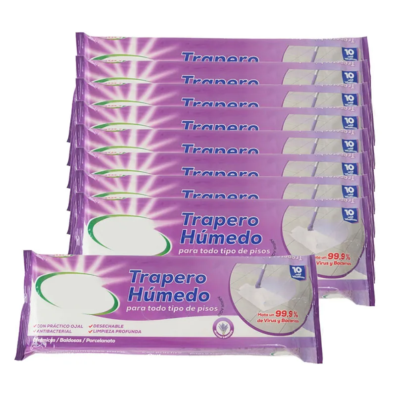 2022 quality fast and convenient nonwoven household cleaning floor wipes