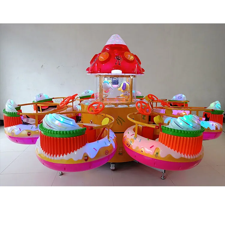 Waimar Outdoor Amusement Park Kids Merry Go Round Ride on Mini Carousel for Sale
