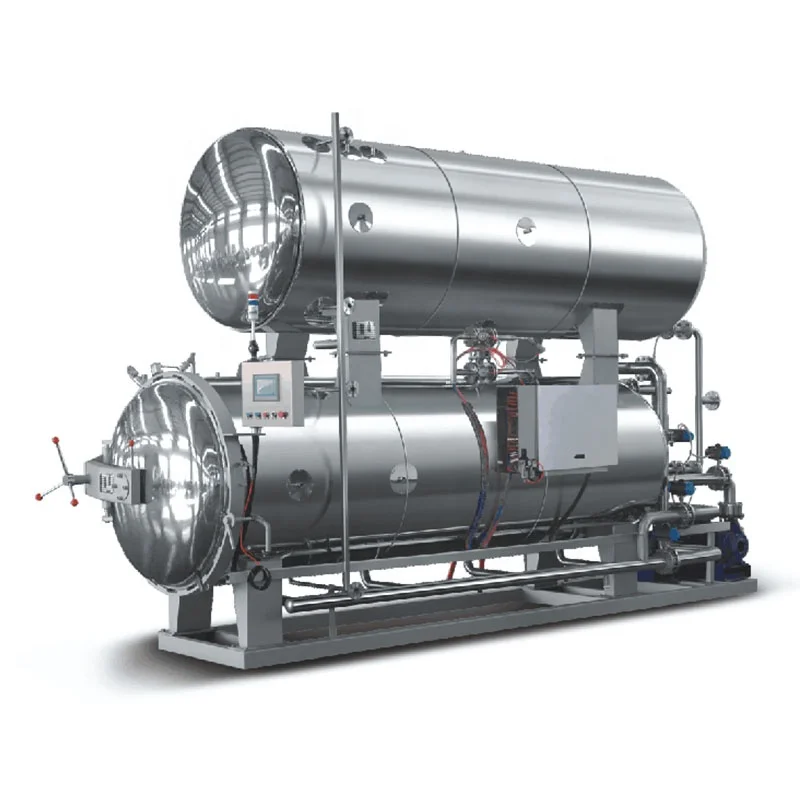 ASME certificate food retort custom capacity autoclave sterilization machine