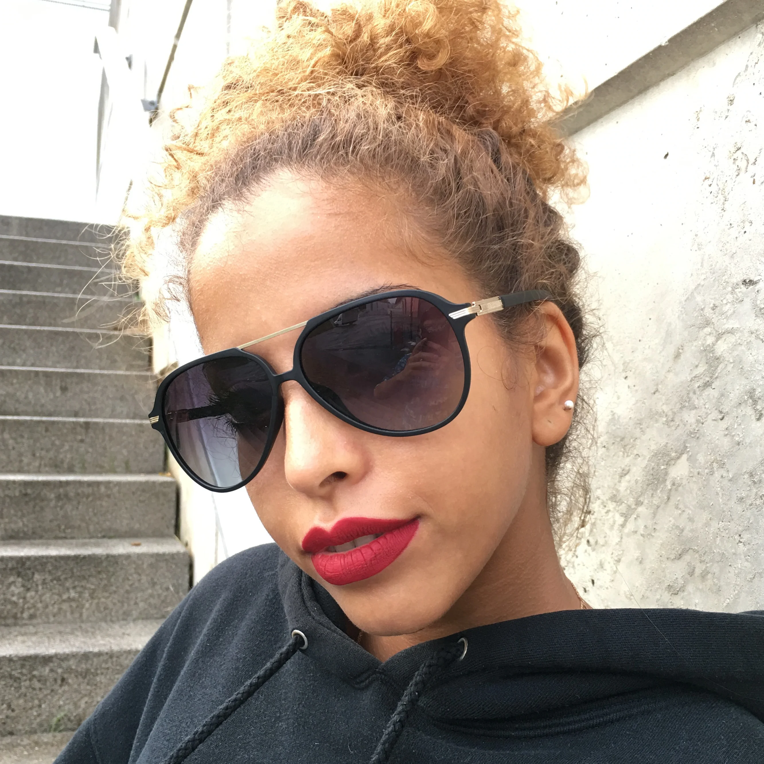 BT6303 New Model Big Frame Sun Glasses Italy Design CE UV400 Sunglasses Polarized