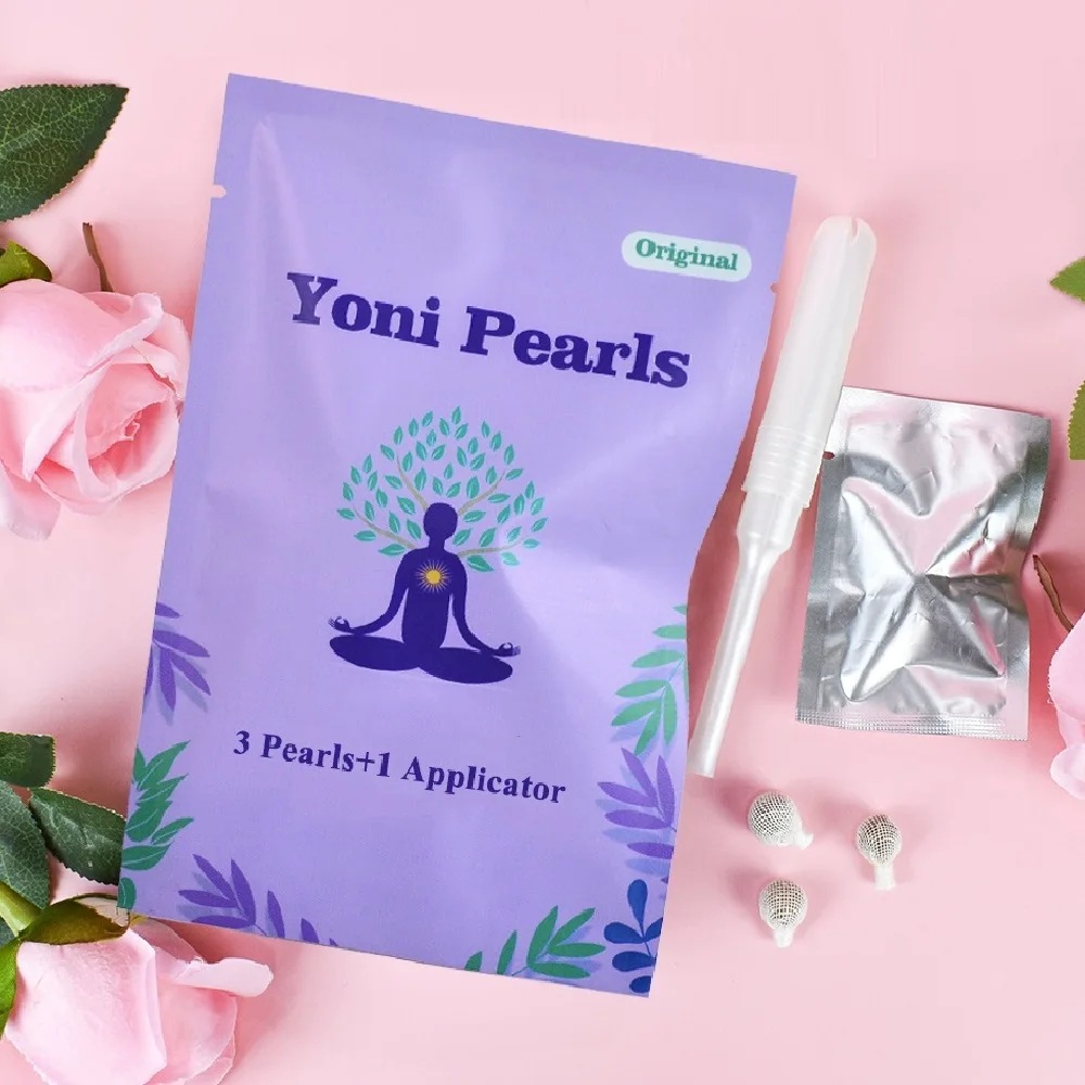 Aromlife yoni pearls original 3 in 1 feminine hygiene products yoni pearl applicator organic vaginal cotton tampons for women