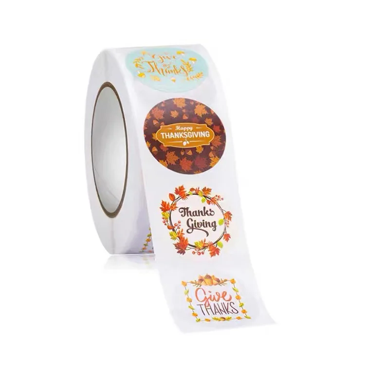 Custom Printed Paper Logo Sticker Self Adhesive Bottle Vinyl Roll Cosmetics Label Packaging Labels Food Stickers