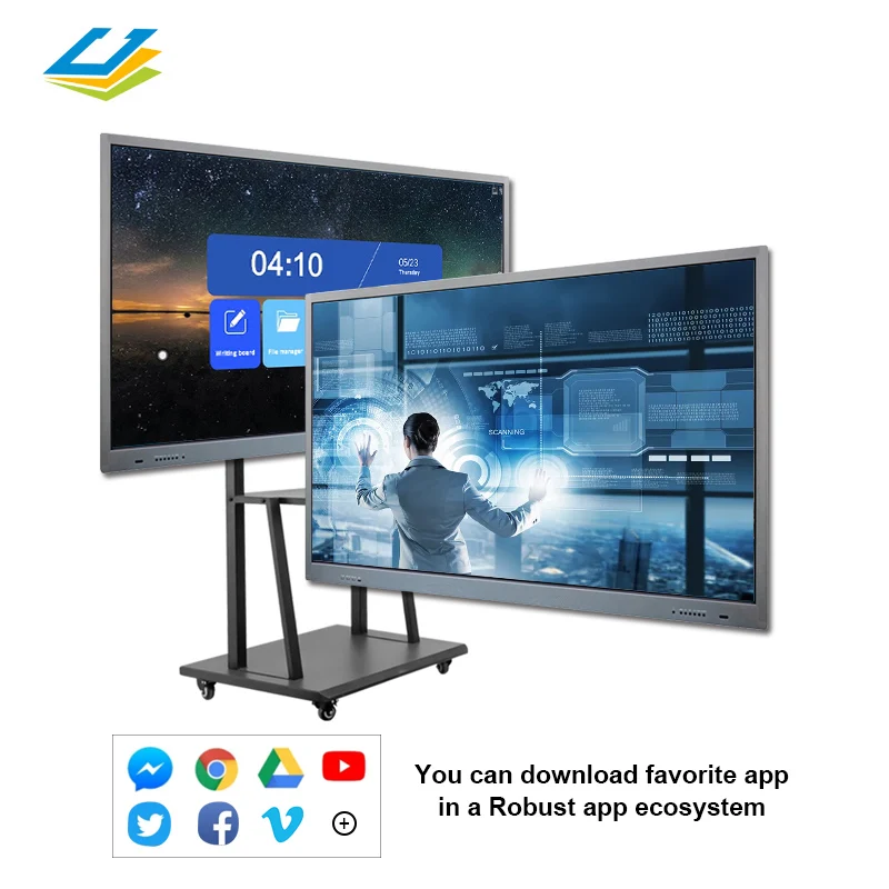 70inch multi-touch smart screen tv interactive 10points infrared interactive whiteboard games led display panel for preschool