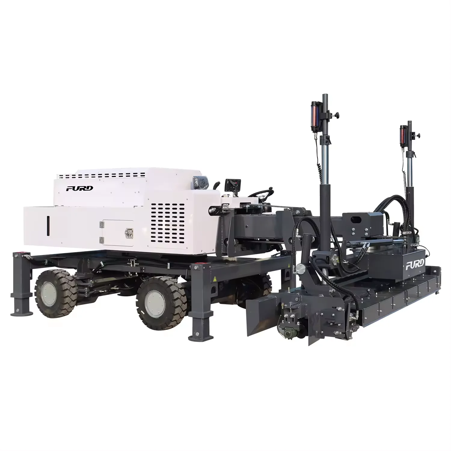 Discounted Prices Concrete Paver Machine Good Quality Laser Guided Leveling Screed