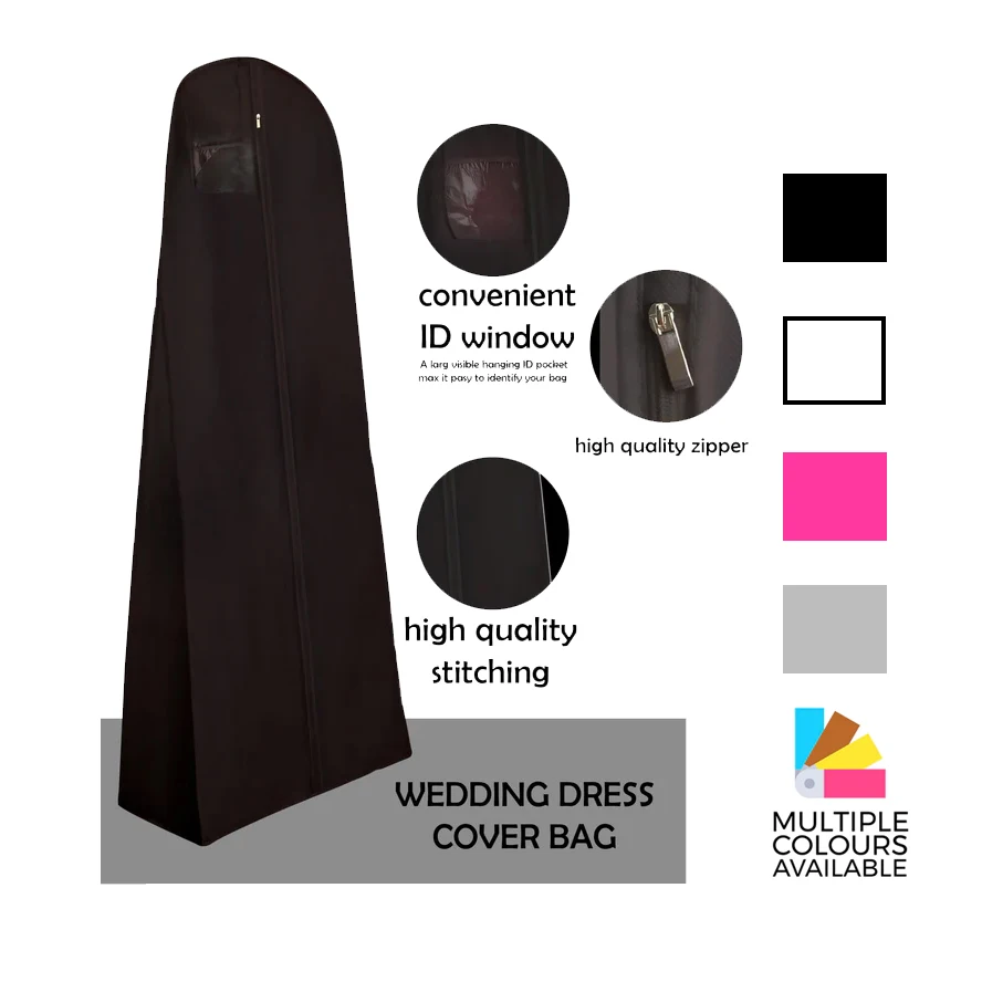 Пользовательский логотип вашего бренда низкий минимальный заказ нетканое свадебное платье одежда