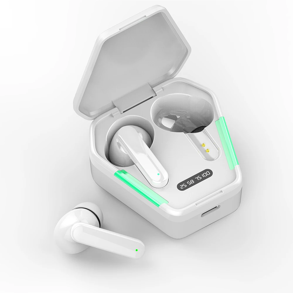 Rambotech наушники от производителя TWS 5 0 беспроводные Игровые с низкой задержкой 55ms LED