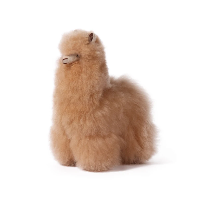 30cm Alpaca Standing Handmade Plush Toy Doll Decoration Couple Mid-Autumn Festival Gifts