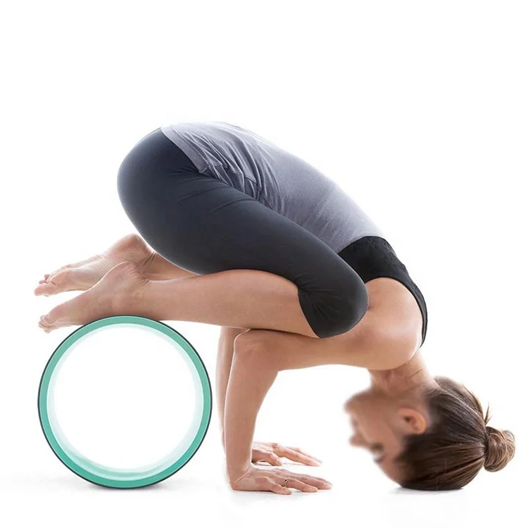 High Quality Cross Fitness Home Eco-friendly Tpe Sports Accessories Colorful Yoga Wheel