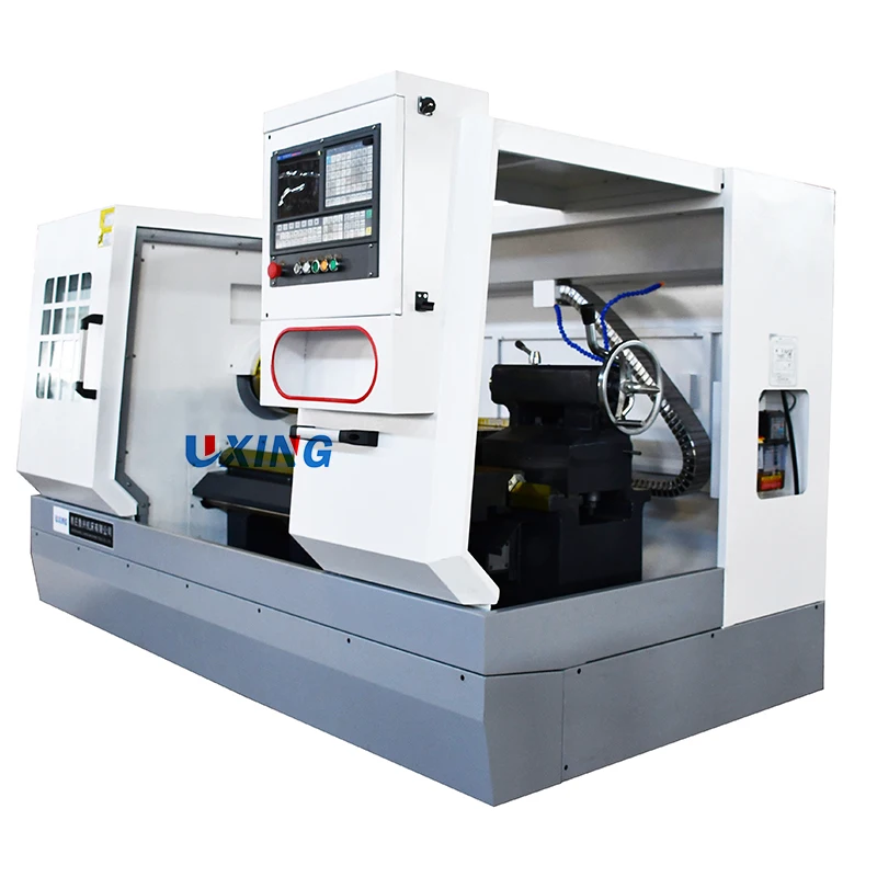 2 axes Kirloskar flat bed horizontal GSK Siemens control cnc lathe machine xian CK6150 machines