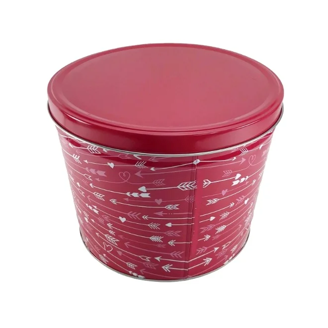 
Popcorn Tin Bucket Metal Ice Bucket With Handle Ice Beer Tin Bucket 