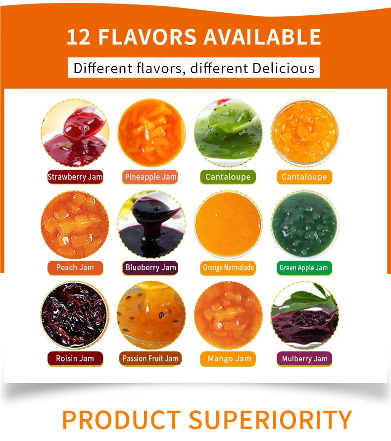Китайский производитель Doking, 13 ароматов, фруктовое варенье, киви, фруктовый варенье для Пузырькового чая, молочный чай, десерты, испечь