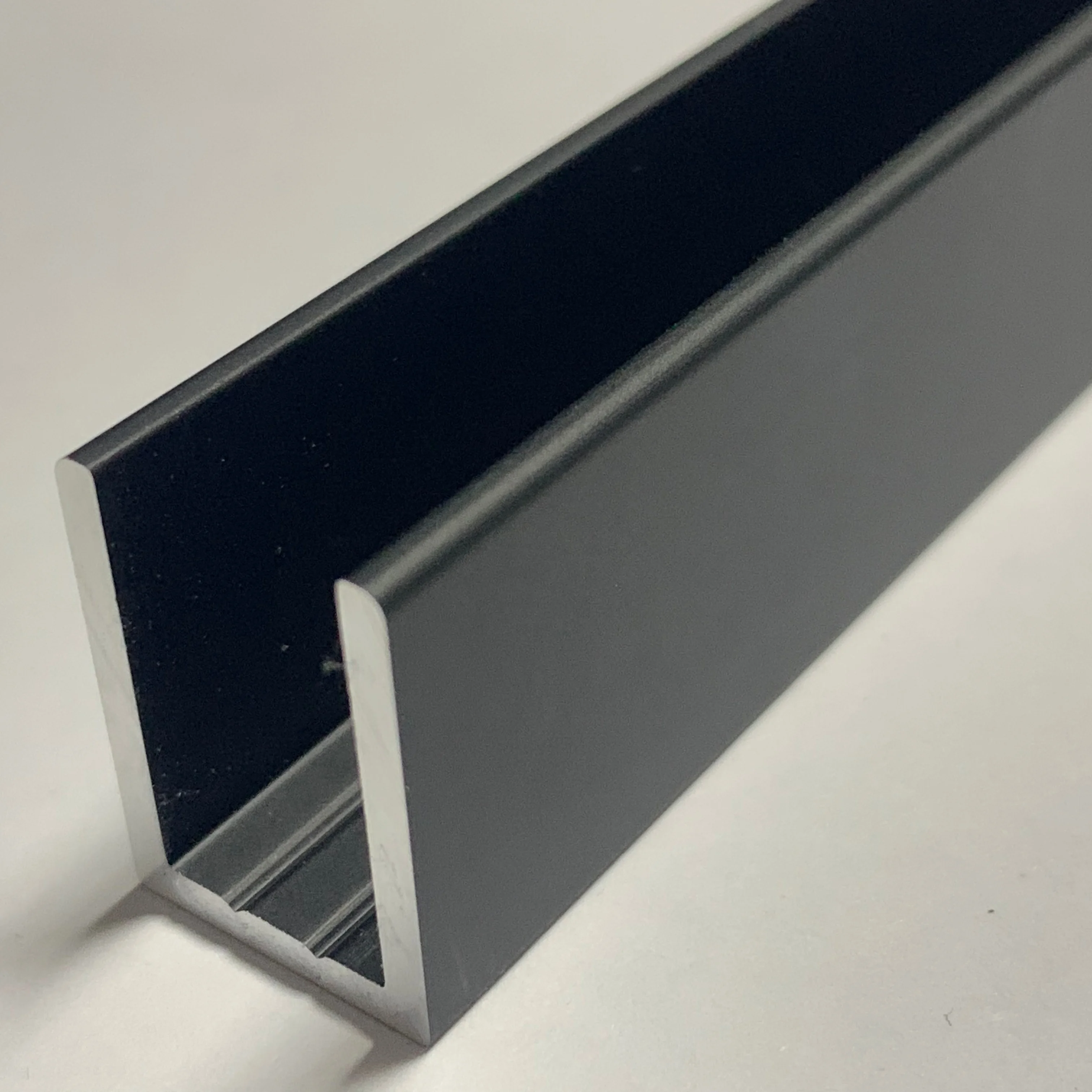 Shower Rooms  Brushed nickel Aluminum Glass channels 10 MM shower glass panels custom size manufacturing